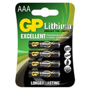 GP AAA-lithiumbatteri 1.5V, 24LF-2U4, 4-pak