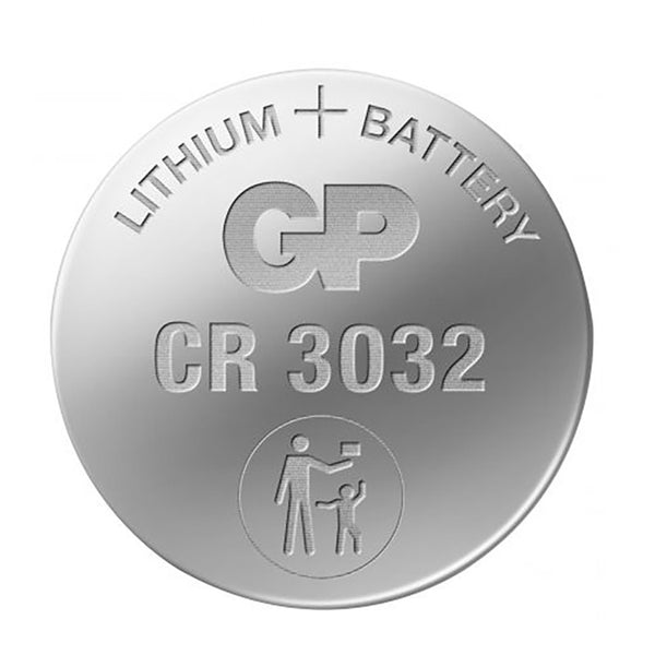 CR3032 knapcellebatteri 1 stk - lithium møntcelle til ur, fjernbetjening, bilnøgle - GP