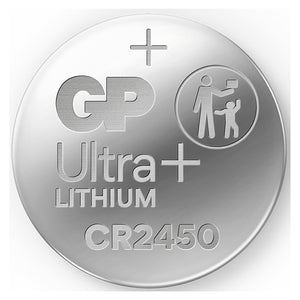 GP knapcelle, Lithium, CR2450, 2-pak