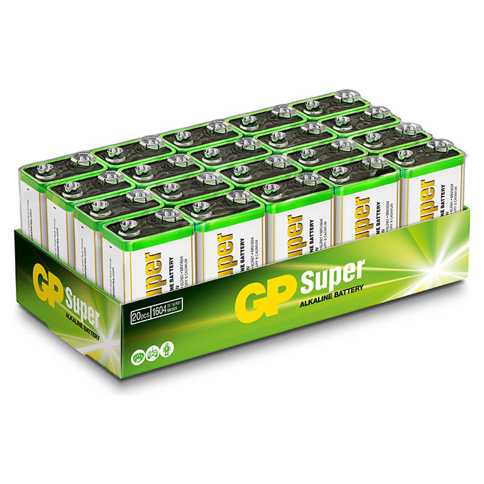 9V-Batteri - 1604A, 6LF22 - gp-batteri