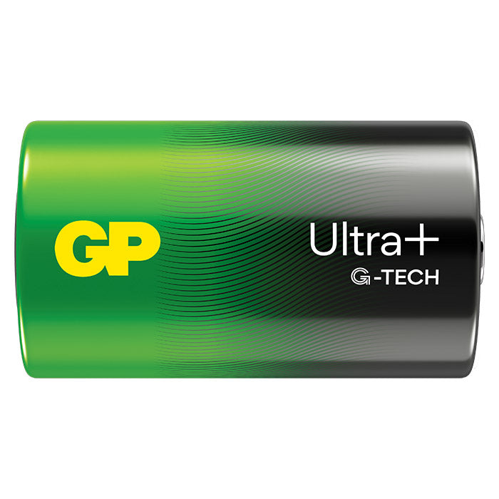 D-batteri Alkaline 2-pak - GP Ultra Plus