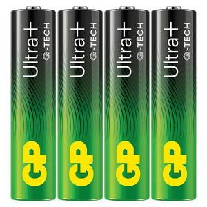 GP Ultra Plus Alkaline AAA-batteri 24AUP/LR03 4-pak