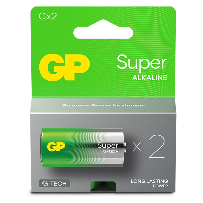 C-batteri (C/14A/LR14) 2-pak - GPแบattery