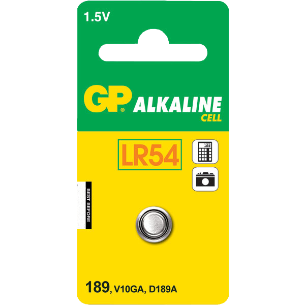 Knapcelle LR54/LR1130 1,5V - GP