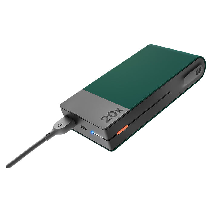 Powerbank 20.000 mAh USB-A & USB-C 22,5W hurtigopladning bærbar oplader - GP