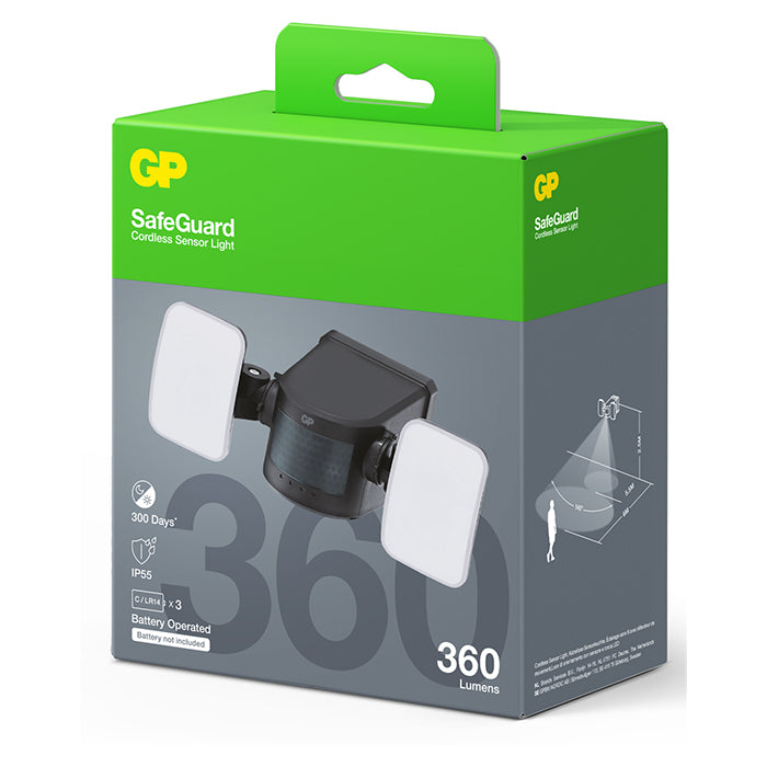 Sensorlampe Justerbar - gp-batteri