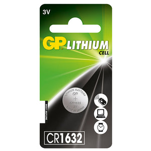 Gp cr1632 batteri stk.
