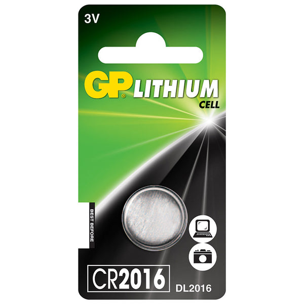 CR2016 knapcellebatteri 3V - GP