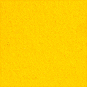 Hobbyfilt, ark 42x60 cm, tykkelse 3 mm, gul, 1 ark