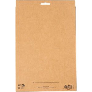 Hobbyfilt, A4, ark 210x297 mm, tykkelse 2 mm, colorful, 10 stk./ 1 pk.