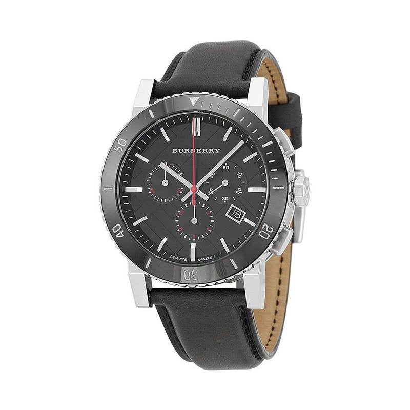 Burberry herreur Chronograph The City sort Bu9382