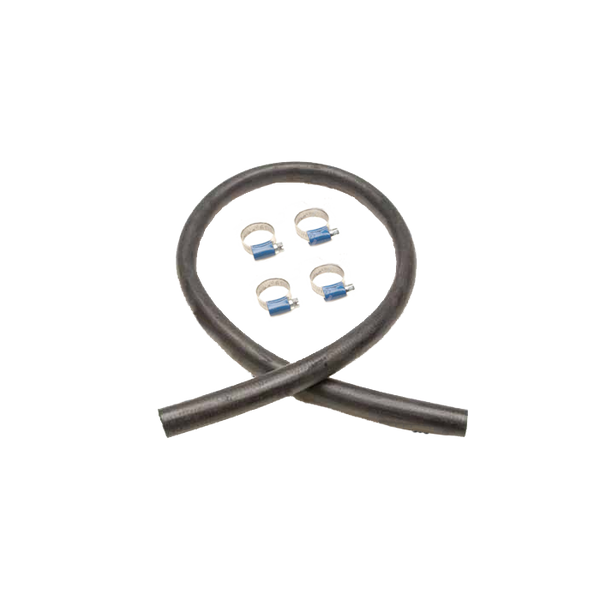 Monteringssæt 16 mm slange 100 cm med 4 spændebånd og rørsamler - defa