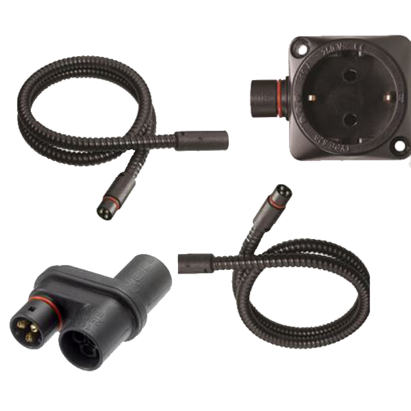 DEFA forgreningssæt med stikkontakt