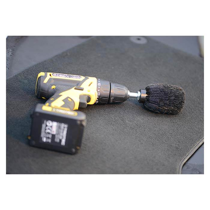 Roterende tæppebørste til skruemaskine - effektiv rengøring af måtter og sæder, Twisstar