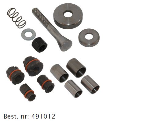 Udtrækkerværktøj komplet sæt til frostpropper - DEFA