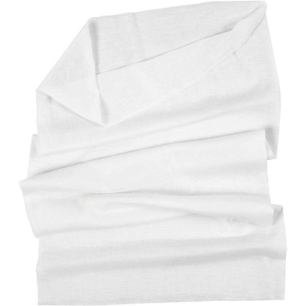 Halsedisse, str. 49x25 cm, råhvid, 1 stk.