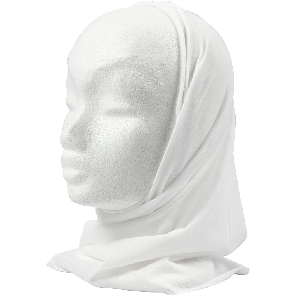 Halsedisse, str. 49x25 cm, råhvid, 1 stk.