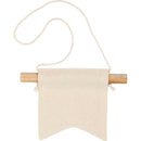 Lille vægbanner, Svalehaleform, H: 12 cm, B: 10,5 cm, 300 g, lys natur, 12 stk./ 1 pk.
