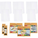Gruppe DIY Kit Mal din egen stofserviet, str. 42x42 cm, streg 2,3+3,6 mm, ass. farver, 60 stk./ 1 pk.