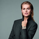 Hugo Boss Womens 1502446 Praise Two Tone Stainless Steel Watch With Rose Gold Accents