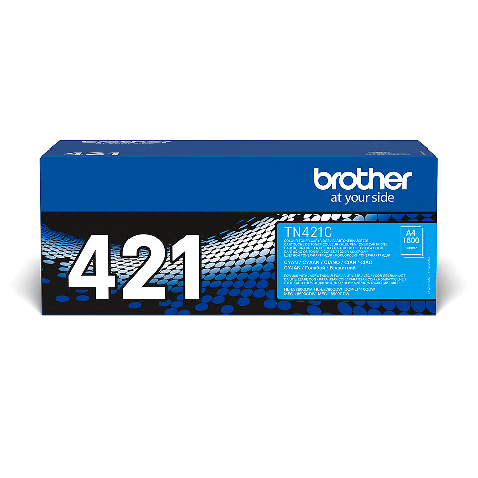 Brother TN 421C Cyan 1800 sider Toner