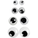 Rulleøjne, uden klæb, diam. 4+6+8+10 mm, 40 ass./ 1 pk.