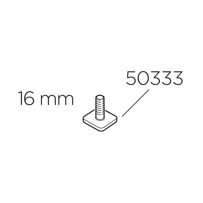 M6x16 bolt til Thule-montering, rustbeskyttet stål - Thule