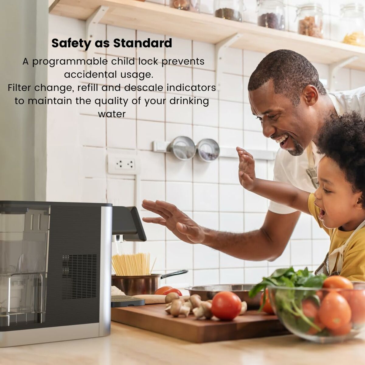 Vandbeholder Aqua Optima STAUR001 Sort Plastik