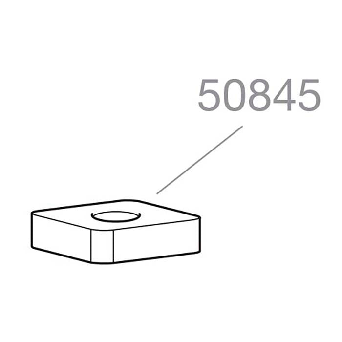 Firkantmøtrik M6 til Thule montering - holdbar M6 møtrik til tagbøjler og tilbehør, Thule