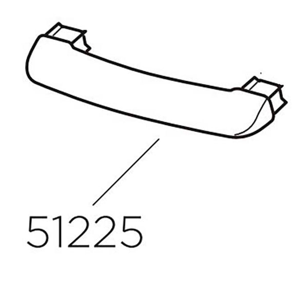 Endestykke til Thule 941 tagbøjle - reservedel Thule