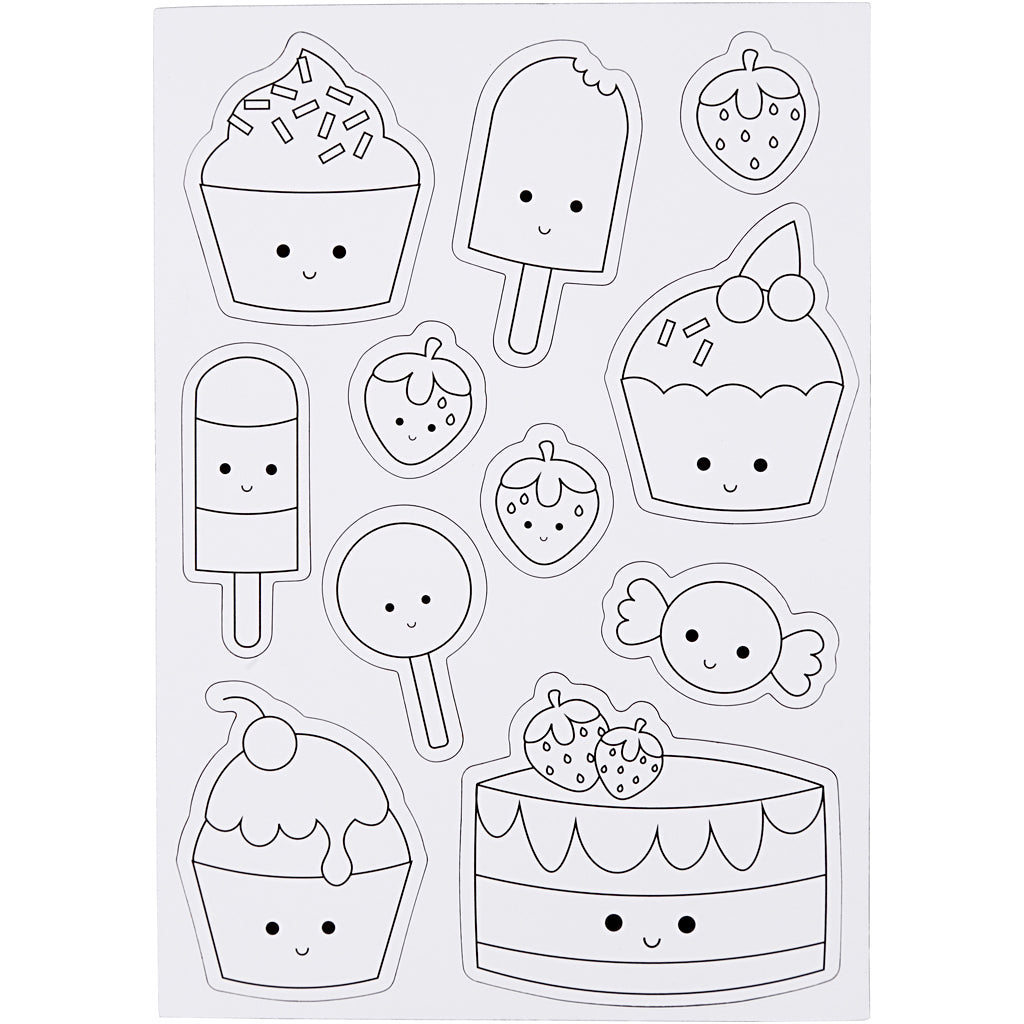 Magneter, Søde sager, str. 14,85x21 cm, 1 ark