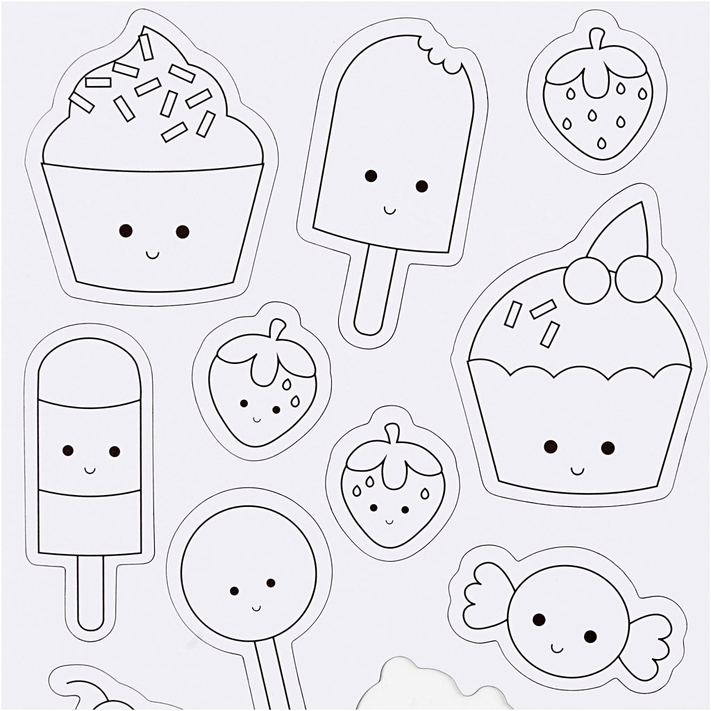 Magneter, Søde sager, str. 14,85x21 cm, 1 ark