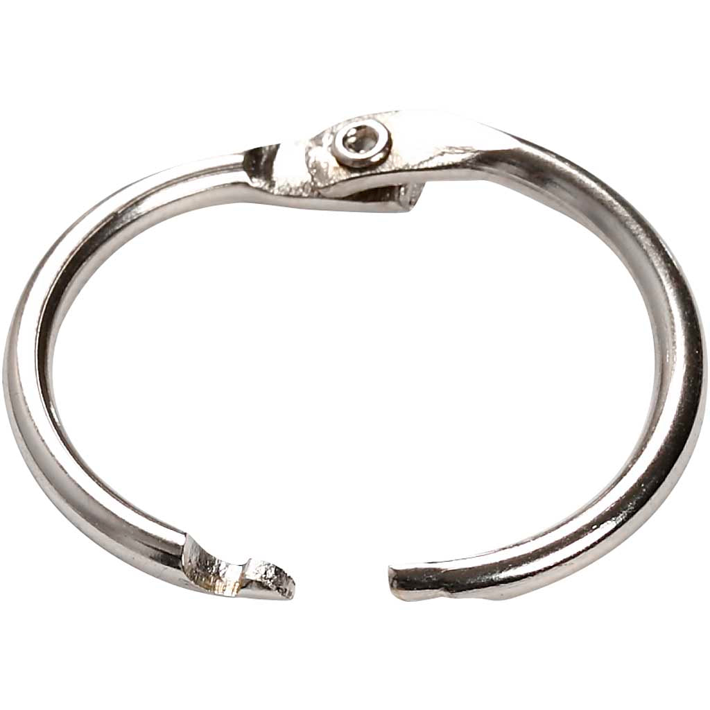 Bogring, diam. 19 mm, tykkelse 2 mm, 10 stk./ 1 pk.