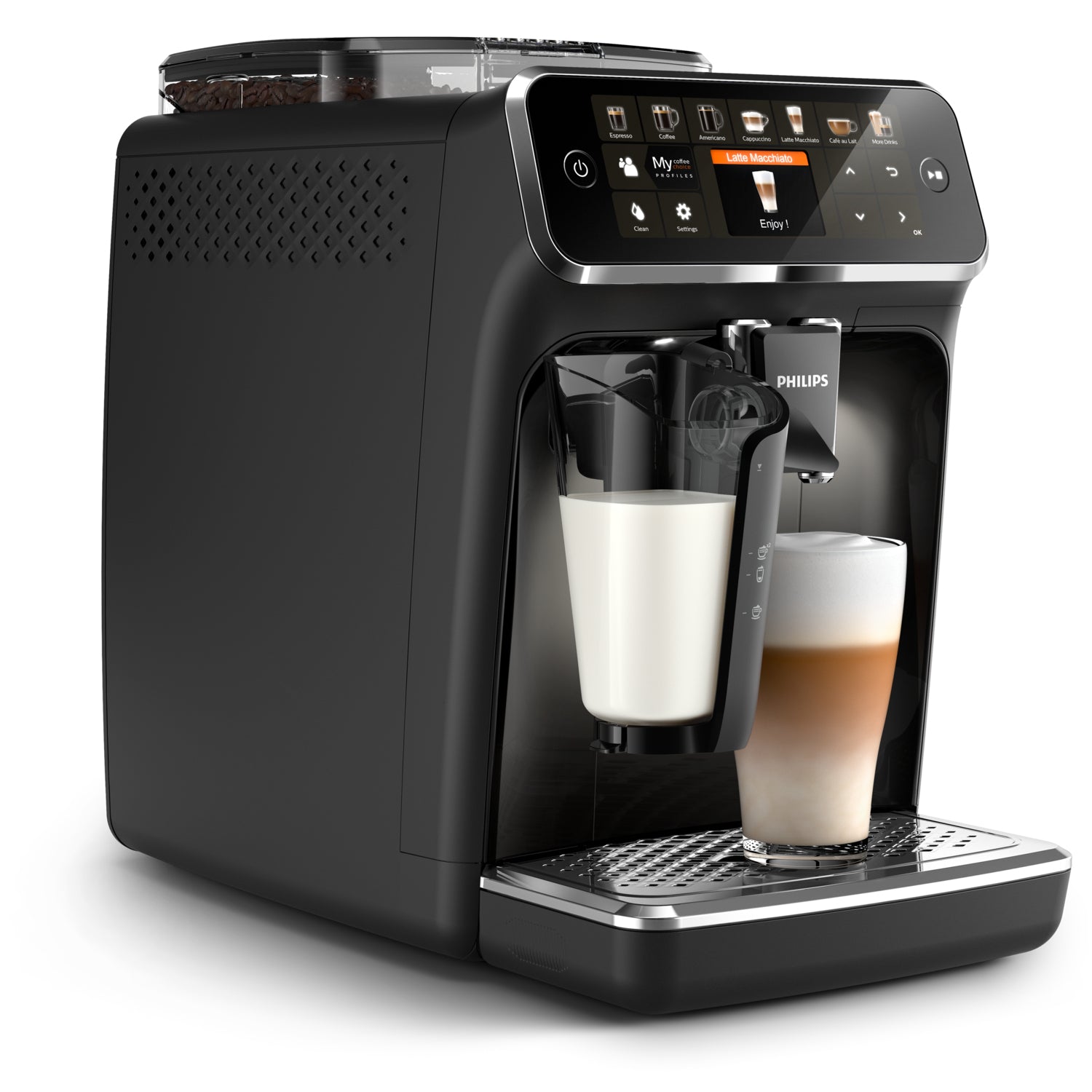 Philips 5400 series EP5441 Automatisk kaffemaskine Sort