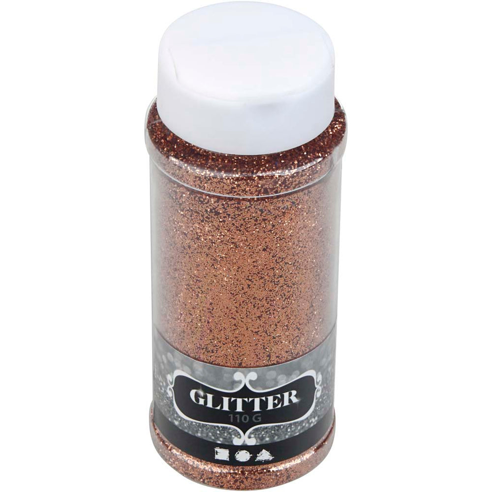Glitter, kobber, 110 g/ 1 ds.