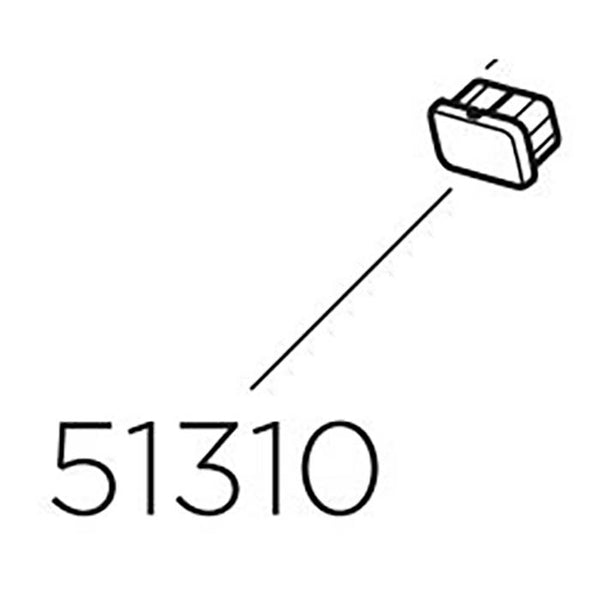 Endeprop til Thule tagbøjle 943 - reservdel, beskytter og afslutter Thule