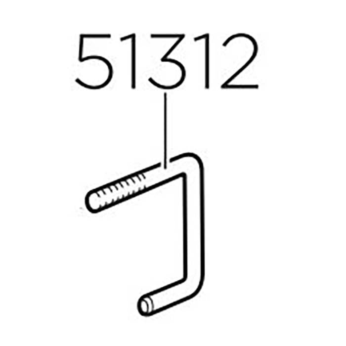 J-bøjle til cykeltransport med fingermøtrik - Thule