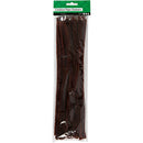 Chenille, L: 30 cm, tykkelse 9 mm, brun, 25 stk./ 1 pk.