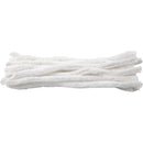 Hvide Chenille Piberensere 30 cm - 15 stk.