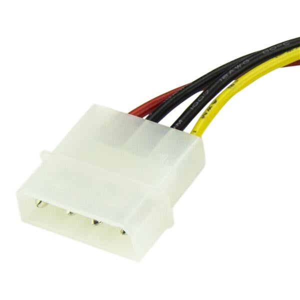 StarTech.com 15 pin Serial ATA strøm (male) - 4-PIN intern strøm (male) 0.2m Strømkabel