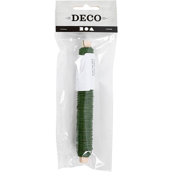 Vindseltråd, tykkelse 0,5 mm, grøn, 50 m/ 1 rl.