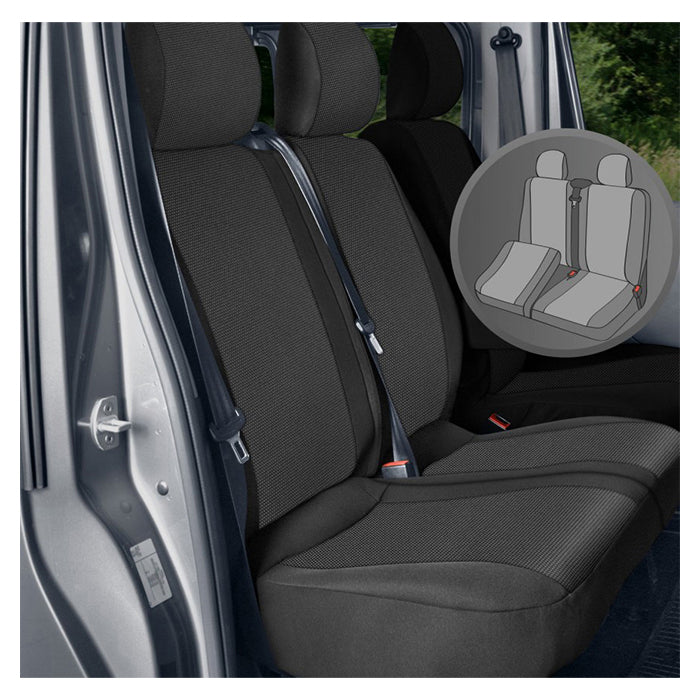 Sædeovertræk passagerside Renault Trafic III 2014- (fast+split) - Kegel