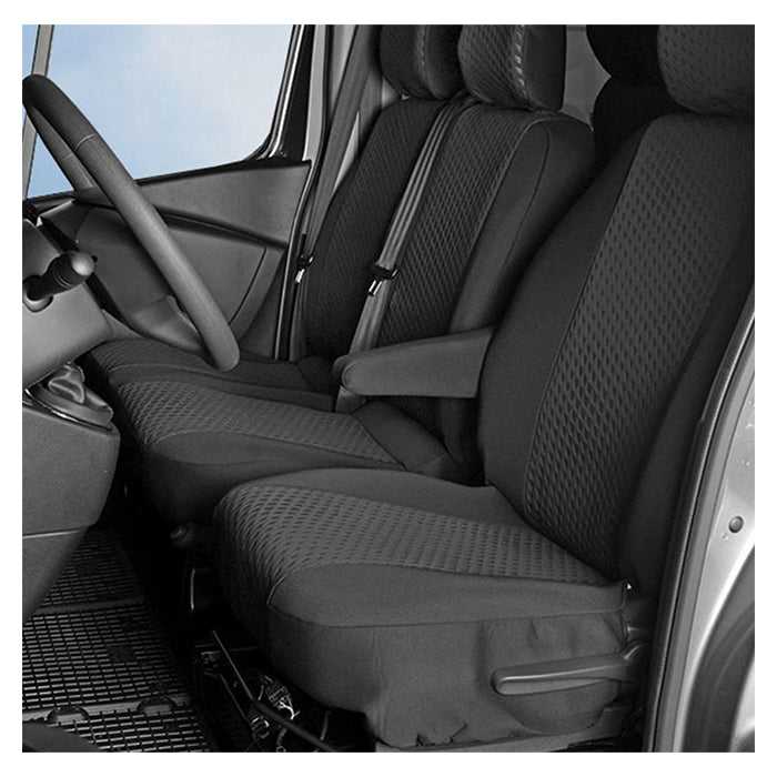 Sædeovertræk passagerside Renault Trafic III 2014- (fast+split) - Kegel