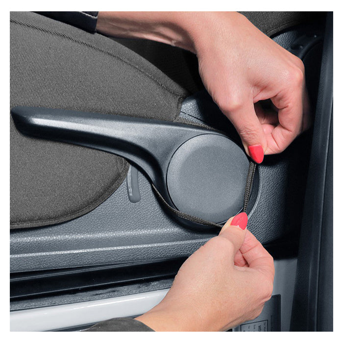 Sædeovertræk 1+2 til Mercedes Sprinter W907 (2018-) skræddersyet, sort/grå - Kegel