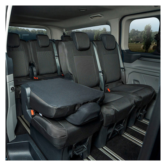 Sædeovertræk bag m/bord 1+1+1 Transit Custom, 2024-