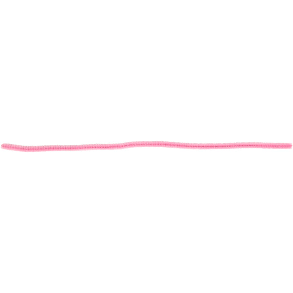 Chenille, L: 30 cm, tykkelse 6 mm, pink, 50 stk./ 1 pk.
