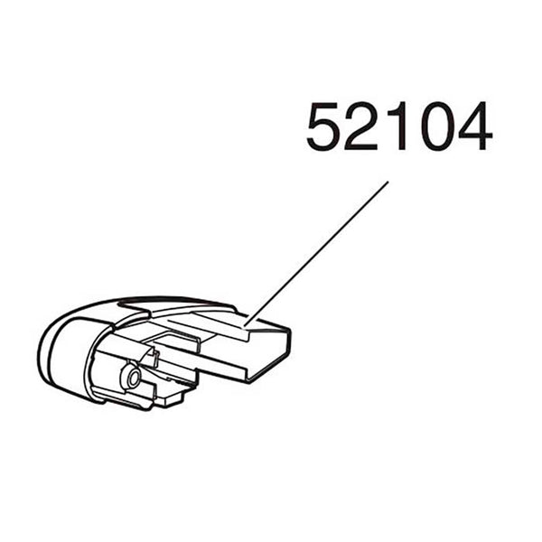 Endeprop højre til Thule WingBar tagbøjle - reservedel, sort · Thule