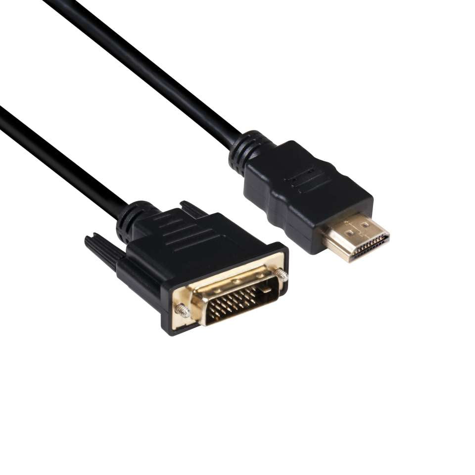 Club 3D CAC-1210 HDMI til DVI kabel 2m Sort