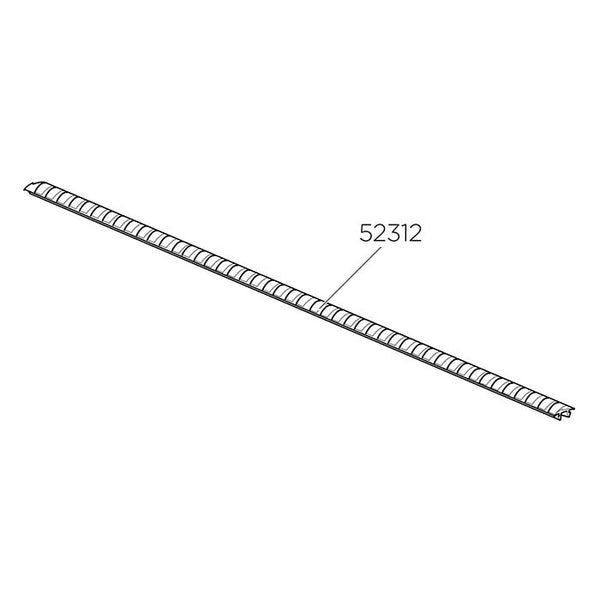 Gummiliste til Thule WingBar 959 Edge - beskytter tag og reducerer støj - Thule