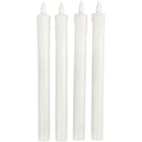 LED Stearinlys, H: 24,5 cm, diam. 20 mm, 4 stk./ 1 pk.
